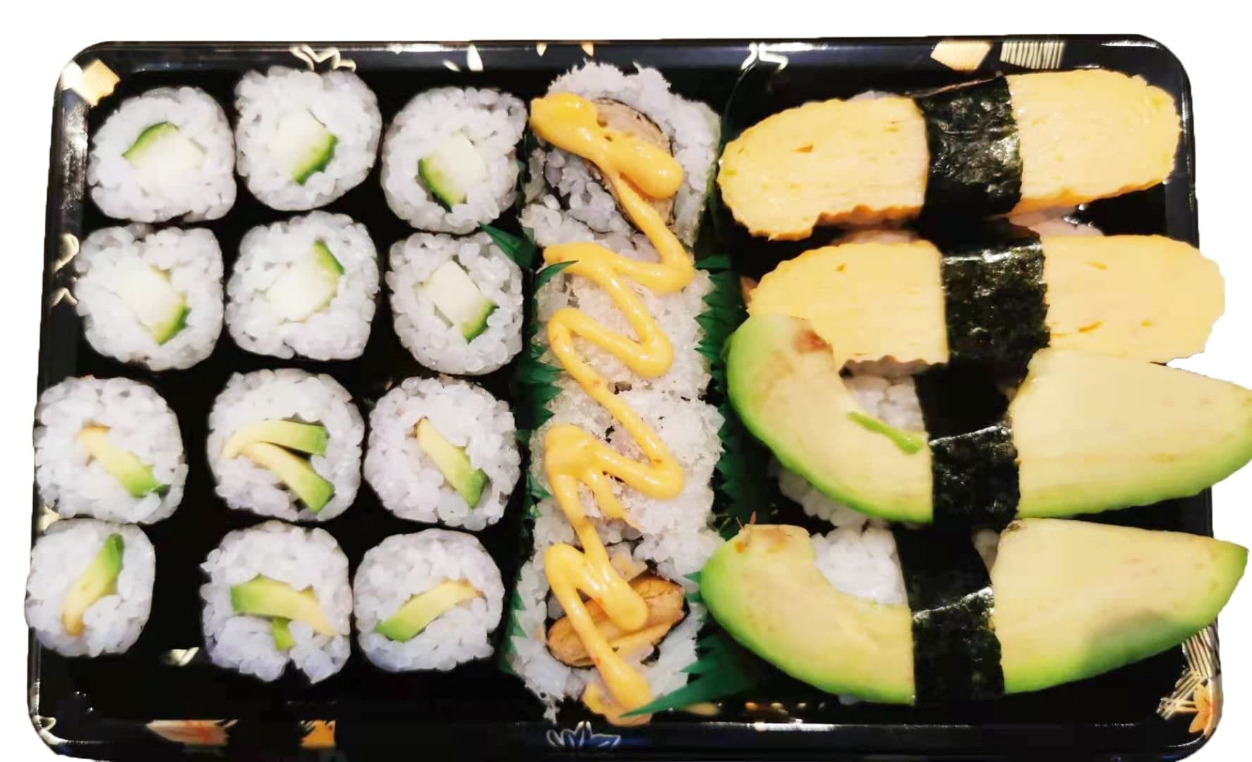 Vegetarische Box ( 20 st. )